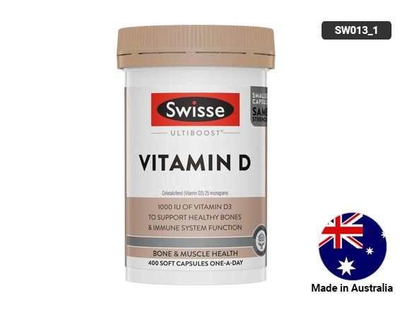 Swisse Ultiboost Vitamin D 400 Capsules in Sri Lanka